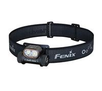 Fenix HM55R - Faro da esterno compatto ricaricabile nero | 1200 lumen | 175 m | 141+ ore max | fascio bianco e fascio luminoso | 5lm rosso | funzionamento a pulsante singolo | IP68