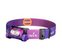 Fenix HM65R-T V2.0 Lampada frontale LED per trailrunning con max. 1.600 lumen di luce bianca e max. 800 lumen di luce bianca calda + SOS. Con batteria da 3.400 mAh + cavo di ricarica USB-C (Nebula)