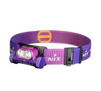 FENIX HM65R-T v2.0 Nebulosa, torcia da testa leggera ricaricabile per corsa e attività all'aperto | 1600 lumen | 170 m | 300 ore max | fascia regolabile bidirezionale per sport | fasci bianchi e