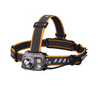 Fenix Lampada frontale a LED HP25R V2.0 con luce spot max. 1.600 lumen e luce di inondazione max. 400 lumen + luce rossa 5 lumen + SOS con batteria da 5.000 mAh e cavo di ricarica USB-C