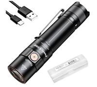 Fenix Torcia E35R EDC, 3100 lumen, USB-C, ricaricabile, ad alte prestazioni, con organizer LumenTac (nero)