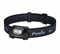 Fenix HM55R - Faro da esterno compatto ricaricabile nero | 1200 lumen | 175 m | 141+ ore max | fascio bianco e fascio luminoso | 5lm rosso | funzionamento a pulsante singolo | IP68