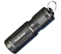 Fenix - Torcia portachiavi ricaricabile nera E02R da 200 lumen