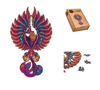 Fenix Unico Puzzle di Legno Taglia M 130 Pezzi 23 X 38 CM Da Fantasy FP016