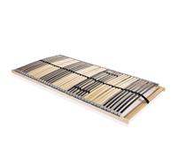FENLAX Struttura del Letto Rete a Doghe Base del Letto in Legno 7 Zone di Comfort Design Contemporaneo Mobili per Camera da Letto Multicolore 195x140x10 cm