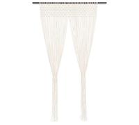 FENLAX Tenda in macramè, 140 x 240 cm, in cotone, per porte, balconi, finestre, divisori, versatili, per vetrine