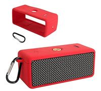 Fenmaru Custodia protettiva in silicone compatibile con Marshall Emberton Altoparlante Protezione dalla polvere(rosso)
