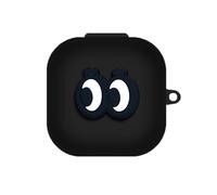 Fenmaru Custodia protettiva per Sony LinkBuds Open, in silicone, antiurto, con fibbia per alpinismo, compatibile con Sony LinkBuds Open (nero)