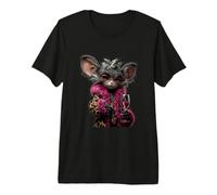 Fennec - Bicchiere da Vino alla Moda con Volpe Maglietta Premium