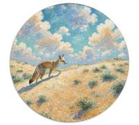Fennec Fox 1000 Pezzi Jigsaw Animal Forma Rotonda Puzzle Per Adulti O Bambini Giochi Da Tavolo Arte Ecofriendly 1000pcs (67.5x67.5cm)