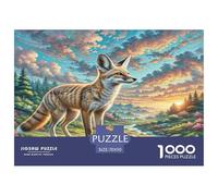 Fennec Fox Jigsaw Puzzle Impossible 1000 Pezzi Decorazione Per La Casa. Rilassamento E Intelligence Per Adulti E Ragazzi Da 14 Anni 70x50cm/1000pcs