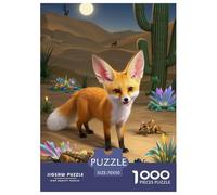 Fennec Fox Puzzle 1000 Pezzi Fun Per Adulti E Bambini Dai 12 Anni,animal, Intrattenimento Creativo Idea Regalo Per Lei O Lui Per Uomini E Donne 70x50cm/1000pcs