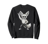 Fennec Fox Rock And Roll Star - Animale Divertente Felpa