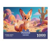 Fennec Fox1000 Piece Jigsaw Puzzle for Adults And Kids Educational Games DesertFun And Challenging Home Decors Great Gift Idea70x50cm/1000pcs