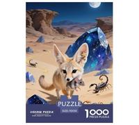 Fennec FoxJigsaw Puzzles for Adults 1000 Pieces Age 12+ for Adults Challenge HighDifficulty Beautiful Decoration for Women Gifts for Man70x50cm/1000pcs
