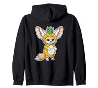 Fennec Volpe in Ananas Costume Carino Halloween Animale Felpa con Cappuccio