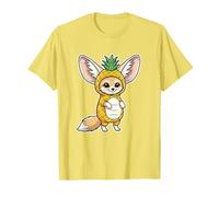 Fennec Volpe in Ananas Costume Carino Halloween Animale Maglietta