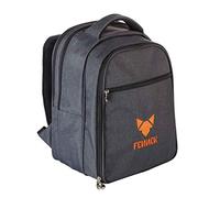 FENNEK Backpack | Zaino outdoor per picnic, campeggio, escursioni | con scomparto frigo e accessori per 4 persone | opzione a parte con barbecue FENNEK…