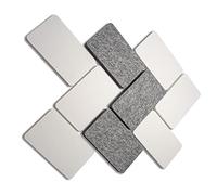 FENNEXT® Pannelli acustici da parete [6 pezzi] per un rumore notevolmente ridotto, immagine acustica moderna, ecc. come coperta acustica, pannelli acustici innocui, prodotti nell'Unione Europea I