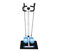 Fennnds Stair Stepper con manubrio, cross trainer per la casa con display LCD, regolabile in altezza per gambe, tronco e glutei, esercizi aerobici tranquilli per la casa