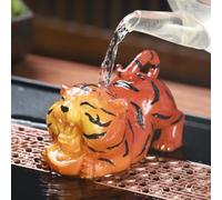 FENNYYAR Pet, set da tè in resina che cambia colore, 11 cm, decorazione per la casa, accessori per il set da tè Kung Fu