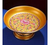 FENNYYAR Piatto da frutta con Buddha frontale, 18 cm, decorazione per la casa