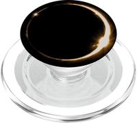 Fenomeno spaziale cosmico lunare dell'anello solare Eclipse PopSockets PopGrip per MagSafe