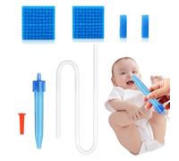 FENQURO 1 Pcs Irrigatore Nasale, 200 Pezzi Filtri per Aspiratore Nasale, Aspiratore Nasale per Bambini, Aspiratori Nasali Riutilizzabile, Portatile Irrigatori Nasali, Pulitore Nasale Sicuro
