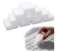 FENQURO 10 Pack Spugna Magica, Gomma Magica Extra Durevole con Potenza di Pulizia 2X Più Forte, per Superfici Domestiche, Cucine, Bagni, Muri, Basta Aggiungere Acqua per Cancellare Tutti i Sporchi