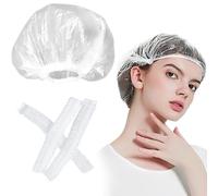 FENQURO 100 PCS cuffie doccia monouso, cuffia doccia donna, cuffia doccia, cuffie doccia, Cuffie Doccia Cuffie Doccia Monouso Cuffie Capelli Cuffie per Doccia Hotel Spa e Parrucchiere