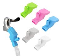 FENQURO 5 rubinetti lunghi del bambino, prolunga rubinetto bagno, rubinetti lunghi della cucina, rubinetti lunghi del bagno del silicone del bambino per lavare le mani e i volti in bagno e cucina