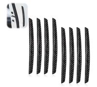 FENQURO 8 Pezzi Paracolpi Portiere Auto Proteggi Portiere, Fibra di Carbonio Auto Car Door Bump Protector Sticker, Dispositivi di Protezione per Bordi Della Portiera dell’auto per Porte Auto, Garage