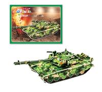 FENQURO Puzzle 3D tipo carro armato da combattimento principale, kit di modelli di macchinari da guerra per adulti da costruire, puzzle 3D per adulti adolescenti, decorazione della casa, collezione