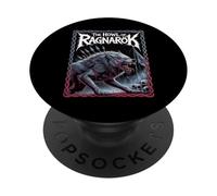 Fenrir L'Ululato di Ragnarok Mito Norreno Leggenda Vichinga Lupo PopSockets PopGrip Adesivo