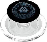 Fenrir Lupo Ouroboros Valknut Mito Norreno Simbolo Vichingo PopSockets PopGrip per MagSafe