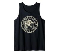 Fenrir Wolf Odin Rune Fenrirwolf Guerriero Vichingo Valhalla Canotta