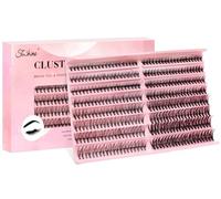 Fenshine Cluster LashesPersonal Lashes, manico largo C/D, lunghezza 9 - 15 mm, extension per ciglia finte personalizzate, morbide per uso personale a casa