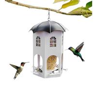 Fenstervogelfutterleiter, Metallvogelfutterlein | Gartenvogelfutterhäuschen -, leicht nachzufüllen, Gartendekoration, Fütterungsstation für Chickadees Goldfinches Finken und