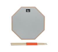 Fenteer 12 Pollici di Pratica Cuscinetti Silenziosi Stupidi Strumenti a Percussione Accessori Anti Slip Tamburi Silenziosi Pratici per Cominciare, Grigio