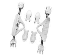 Fenteer 2 Pezzi Cinturino Molla Pinne Accessorio Ricambio Subacqueo Resistente Acciaio Gommato Compatibile Flessibile Adatto a Immersioni Subacquee Snorkeling, L