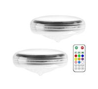 Fenteer 2 Pezzi di luci solari per Piscina Intorno alle lampade per Piscina, Illuminazione Colorata, Decorazioni galleggianti per Esterni per Feste, percorsi,