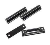 Fenteer 4 Pezzi 1/10 RC Chassis Droop Gauge Marcature Incise Robusto Portatile in Lega di Alluminio RC Altezza Righello Strumento di Regolazione del Telaio