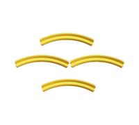 Fenteer 4X Porta Carte da Gioco, Supporto per Mazzo, Robusto E Comodo Organizer, Vassoio a Doppio Strato per Serate di Giochi di Carte, Feste per, Giallo