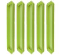 Fenteer 5 Pezzi Vassoi per Piante, Sottovasi Rettangolari per Vasi da Fiori, Sottovasi per Vasi da Fiori per Giardino, Interni Ed Esterni, Davanzali, Verde