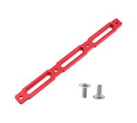 Fenteer Adattatore Portaborraccia Supporto per Bottiglia Staffa di Montaggio in Lega di Alluminio Leggera con Viti M5 Incluse Adatto per Ciclismo Su Strada E, Rosso 20.5x1.8cm