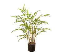 Fenteer Albero di Bambù Artificiale Bonsai Pianta Finta in Vaso Decorazione Da Tavolo Simulazione Bambù con Stelo Naturale E Foglie PE Adatto per Soggiorno, 0.6 M di Altezza