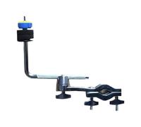 Fenteer Asta di braccio di piattano con morsetto di supporto per piattaforma con morsetto per l'attacco del braccio di piazzo