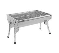 Fenteer Barbecue Pieghevole, griglia a Carbone, Barbecue in Metallo, fornace da Campeggio, da Esterno, per Spiaggia, Viaggi, Forniture da Giardino, S