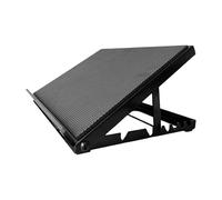 Fenteer Barella Inclinata per Gambe in Piedi, Regolabile in 6 Livelli, Professionale, con Cuneo per Squat, Tavola Inclinata per Planking Sportivo, Nero