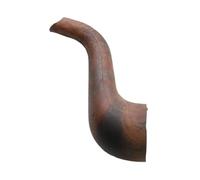 Fenteer Beccuccio di ricambio per bollitore da tè in rame, accessori per la cucina, lungo, curvo, facile da pulire, beccuccio versatore per bollitore, parte, 11.5x3.5 Centimetri